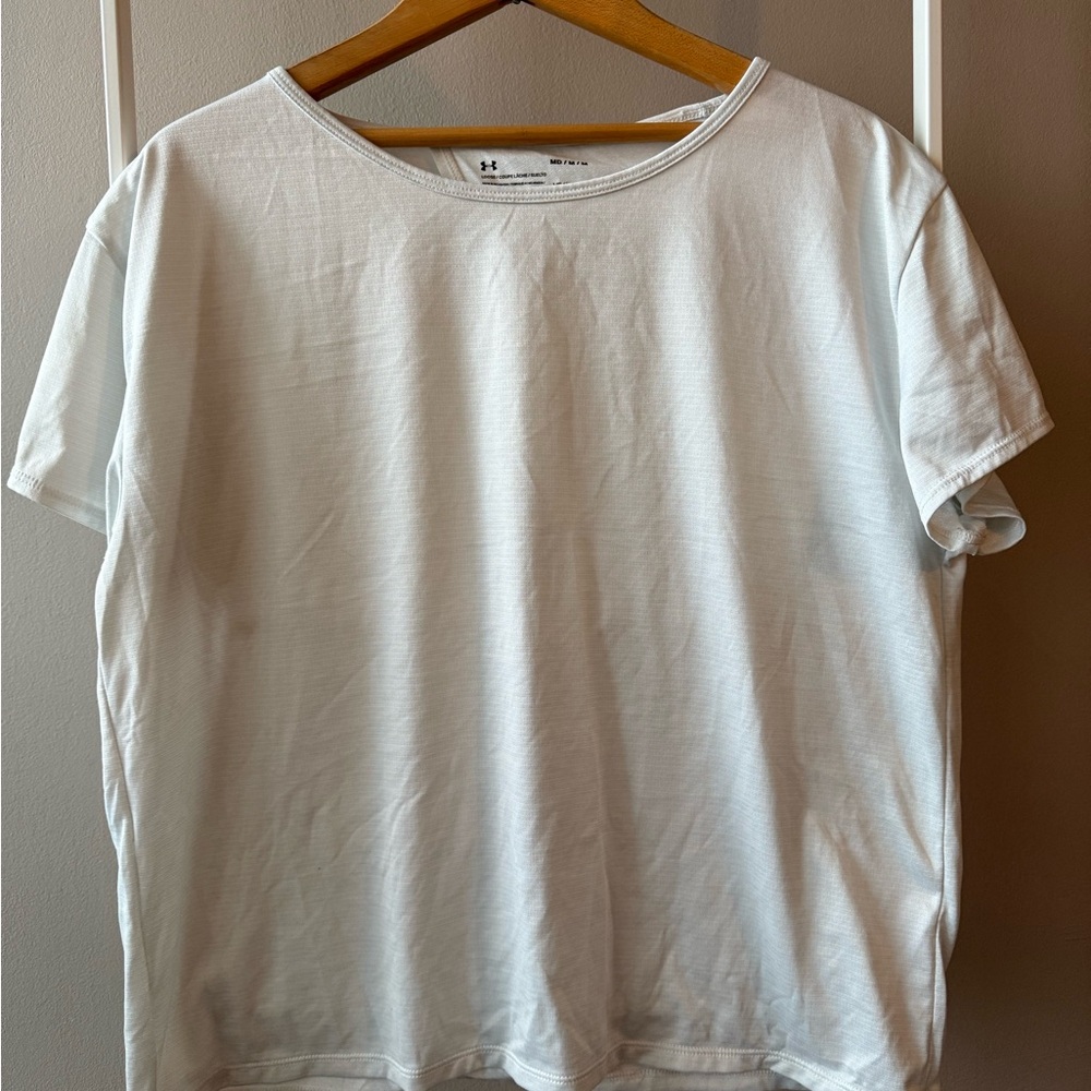 Under Armour Light Gray Short Sleeve Tee